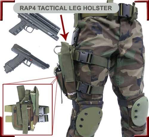 T68 Paintball Pistol Leg Holster Package with Marker  