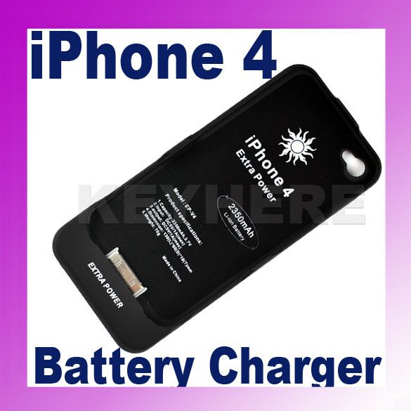 New Portable Extra Power Battery Charger for iPhone 4  