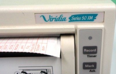   Viridia 50XM Series M1350B Fetal Monitor Prenatal For Parts  