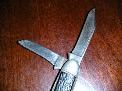 VINTAGE CAMILLUS FOLDING KNIFE 3 BLADES MADE IN NY  