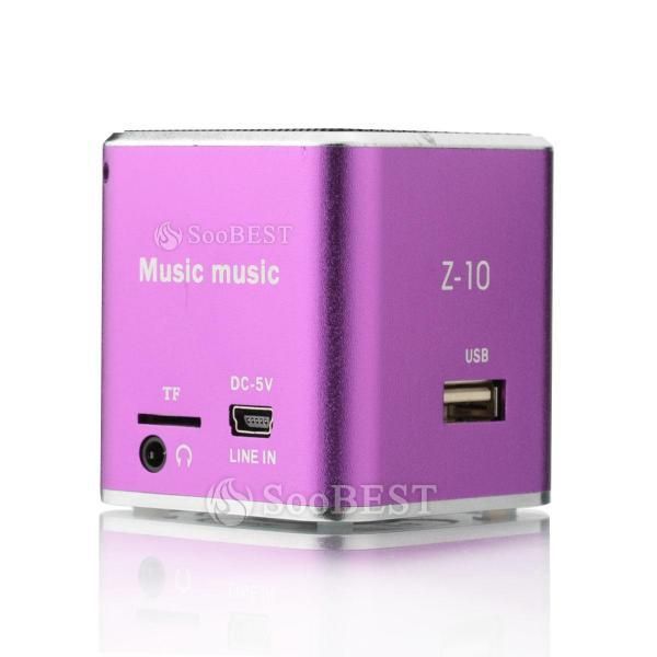   Phone TF Mini Portable Music Player FM USB Speaker For Laptop Ipod 