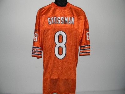 NFL BEARS REEBOK REX GROSSMAN #8 JERSEY SZ XL NEW  