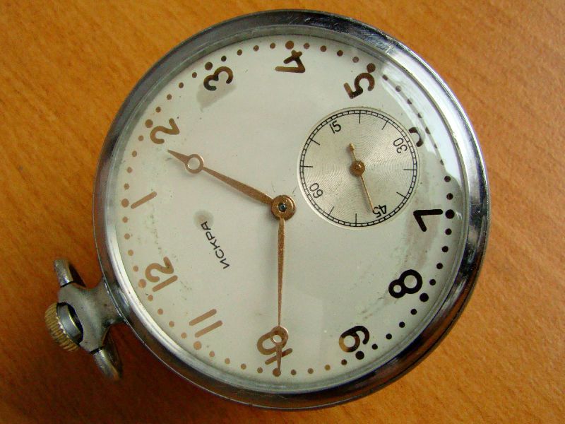 ISKRA Soviet Russian POCKET WATCH 1956 2MChZ  