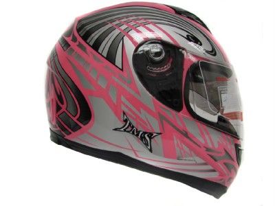   DUAL VISOR FULL FACE MOTORCYCLE HELMET DOT W/ SMOKE SUN SHIELD  