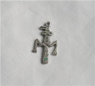 Vintage Sterling Silver TOTEM SYMBOL Charm  