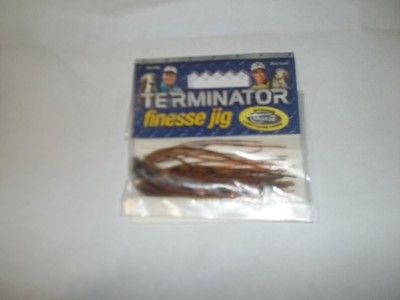 TERMINATOR 1/8 OZ FINESSE JIG MELON PUMPKIN  