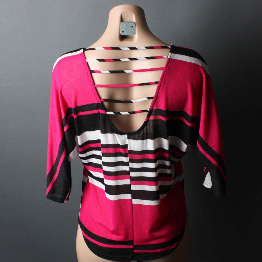   stripe shirts tops size s color pink stripe material 96 % polyester 4