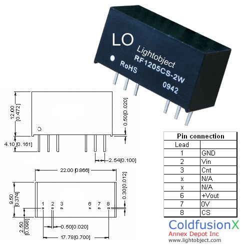 DC DC Converter Isolated Power Supply In 9V 18V Out 5V  