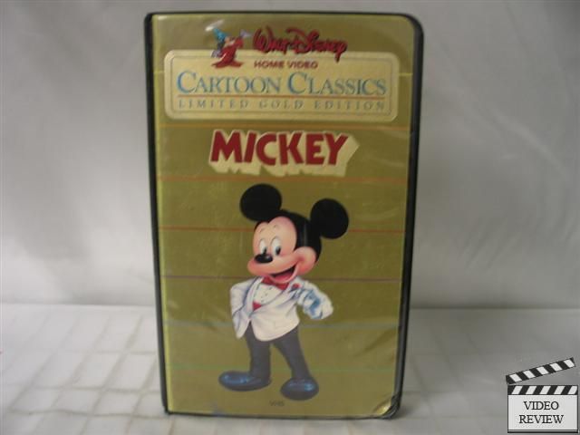 Mickey   Cartoon Classics Limited Gold Edition VHS  