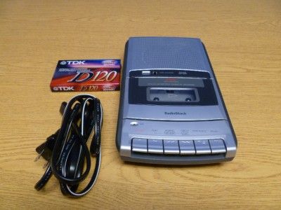 Radio Shack Desktop CTR 121 Cassette Recorder U31  