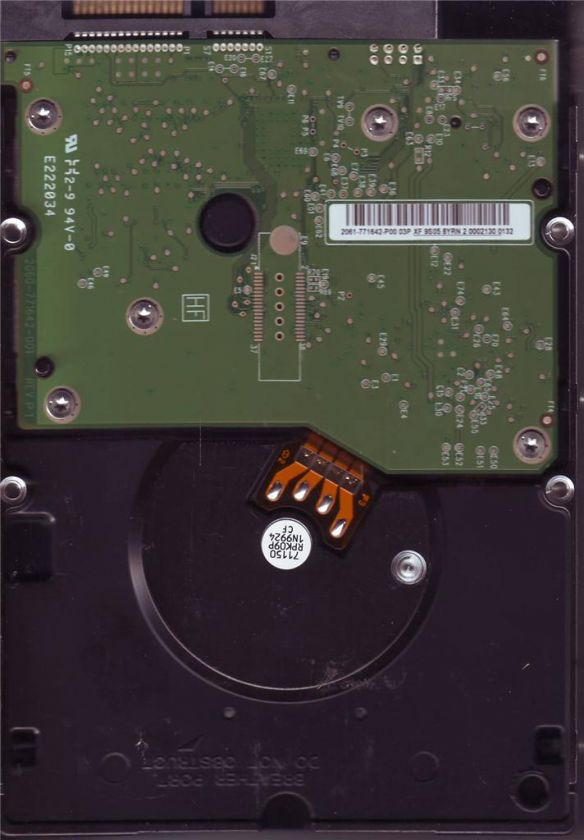 WESTERN DIGITAL CAVIAR GREEN 2TB SATA WD20EADS 00S2B0 HARCHV2ABB 