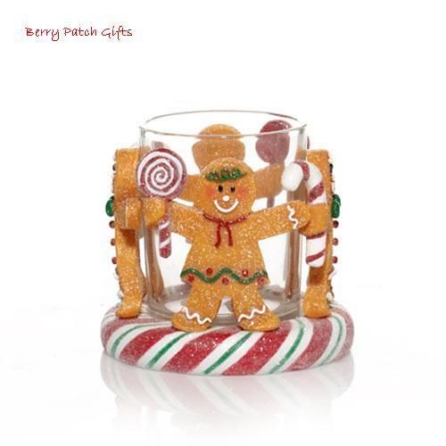 NEW~Yankee Candle~GINGERBREAD MEN/FRIENDS VOTIVE HOLDER  